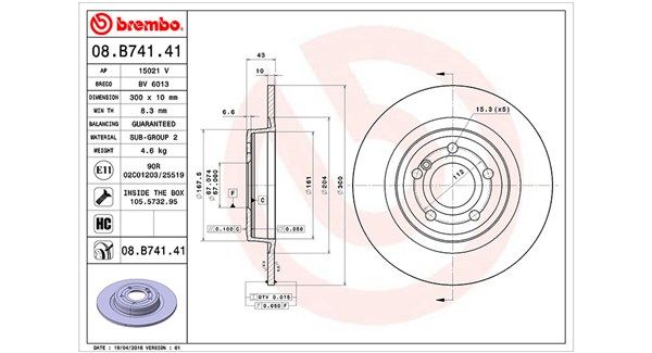 MAGNETI MARELLI Bremžu diski 360406114401